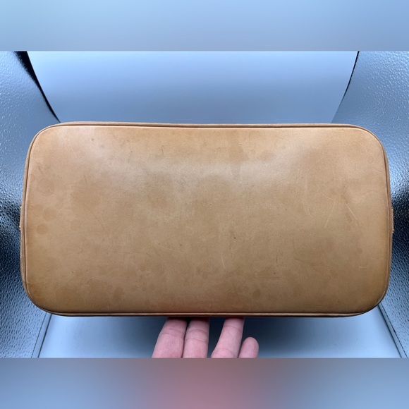 LOUIS VUITTON Authentic Monogram Vintage Brown Alma PM Designer Dome Bag Purse - Picture 8 of 15